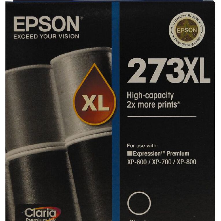 Epson Ink 273XL Black (500 Pages), , hi-res