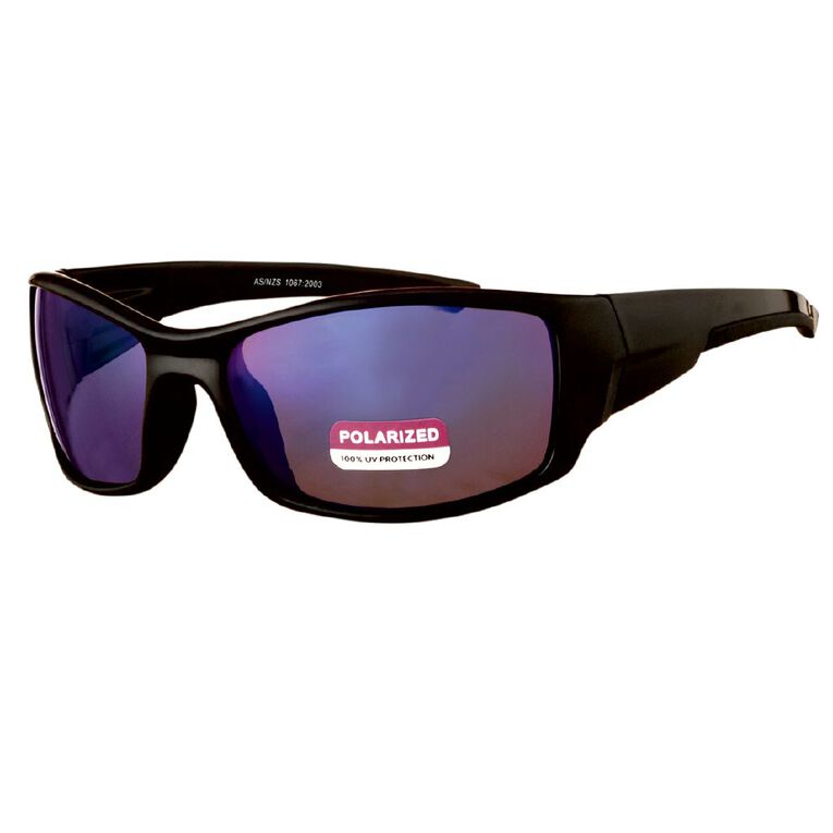 H&H Men's Wrap Polarised Sunglasses, , hi-res
