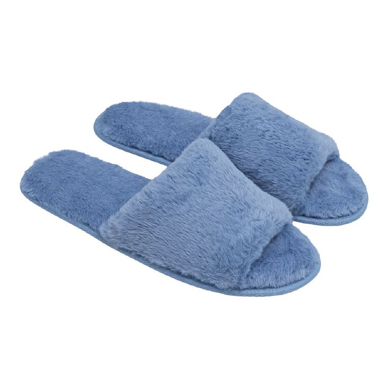 H&H Women's Flfy Strap Slippers, Sky Blue, hi-res