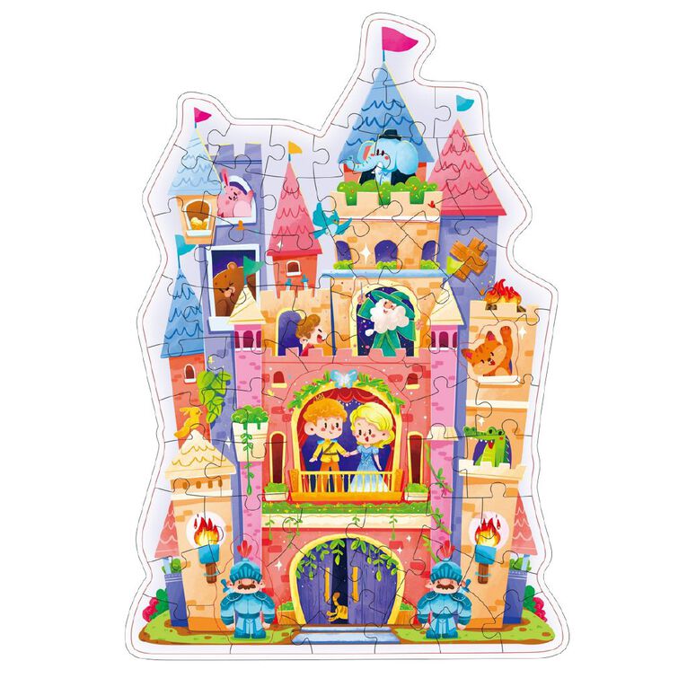 Play Studio Kids Floor Puzzle Castle 60 Pieces, , hi-res