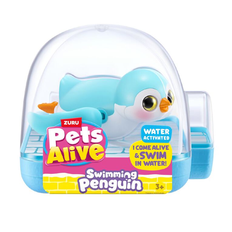 Zuru Pets Alive Swimming Penguin Series 1 Assorted, , hi-res