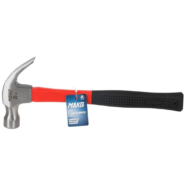 Mako Fibreglass Claw Hammer 20oz, , hi-res