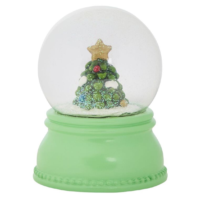 Wonderland Novelty Christmas Snow Globe 8cm Assorted, , hi-res