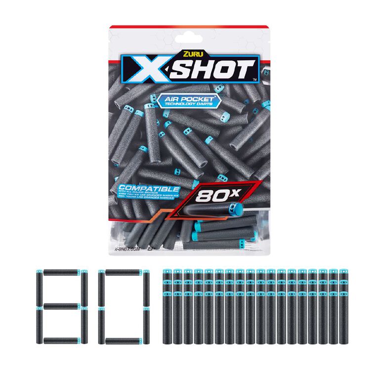 Zuru X-Shot Excel 80pk Refill Darts, , hi-res