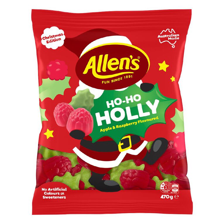 Allen's Ho-Ho Holly Lollies 470g, , hi-res