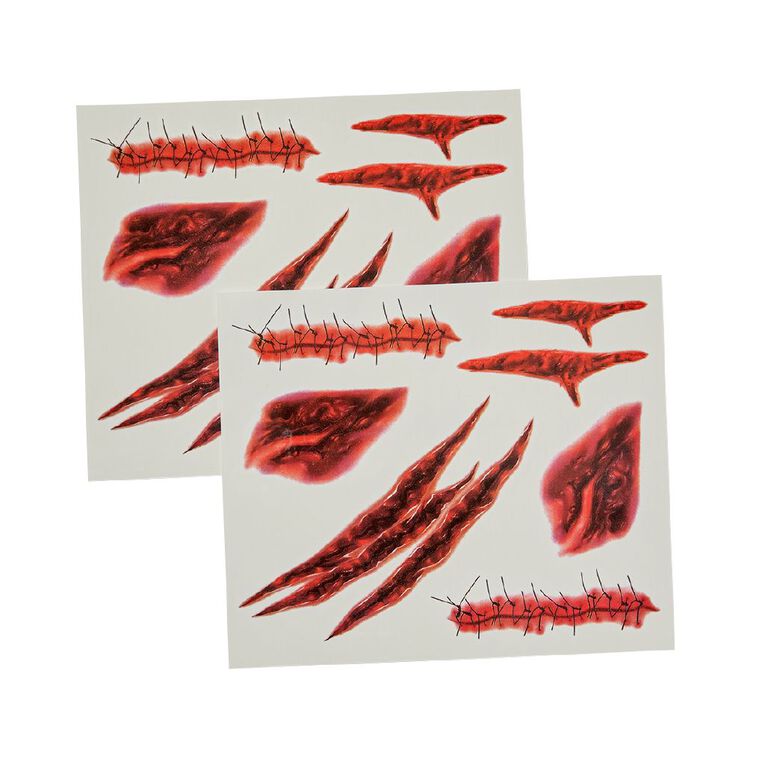Scarehouse Wound Tattoos, , hi-res