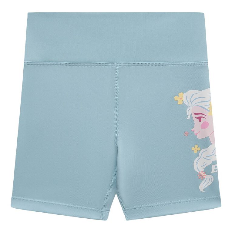 Frozen Active Bike Shorts, Blue Light, hi-res