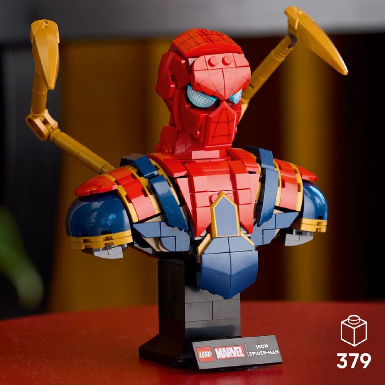 LEGO Marvel Super Heroes Iron Spider-Man Bust 76326, , hi-res