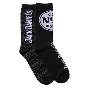 Jack Daniels Crew Socks 2 Pack