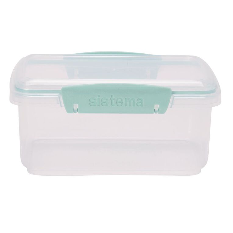 Sistema Klip It Pastels Rectangular Box assorted colours 1L, , hi-res