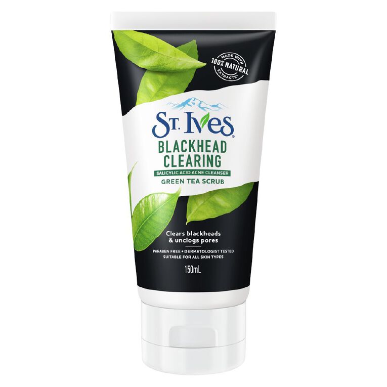 St Ives Green Tea Black Head Scrub 150ml, , hi-res