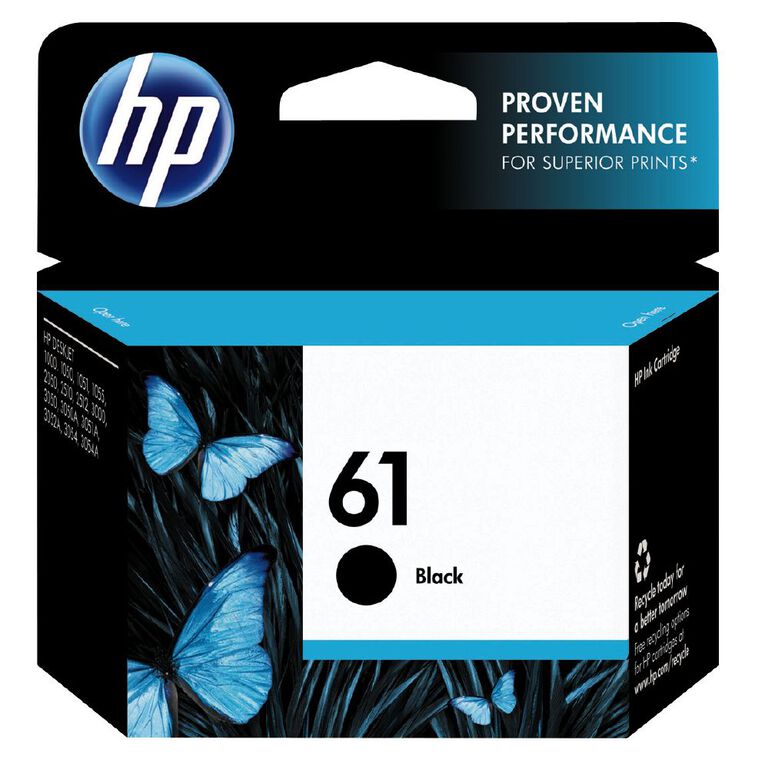 HP Ink 61 Black 170 Pages, , hi-res