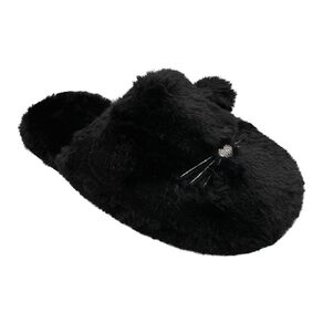 H&H Women's Cat Scuff Slippers
