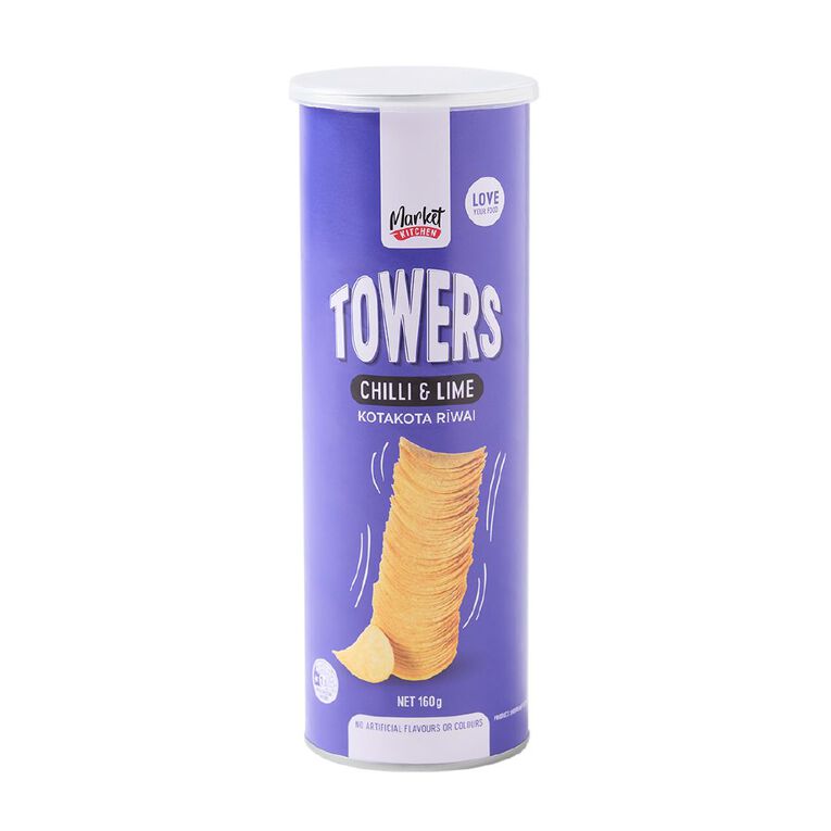 Market Kitchen Towers Chilli Lime 160g, , hi-res