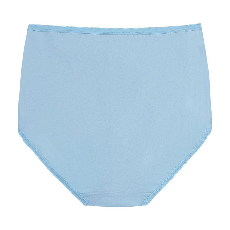 H&H Women's Cotton Full Briefs, Blue Mid, hi-res
