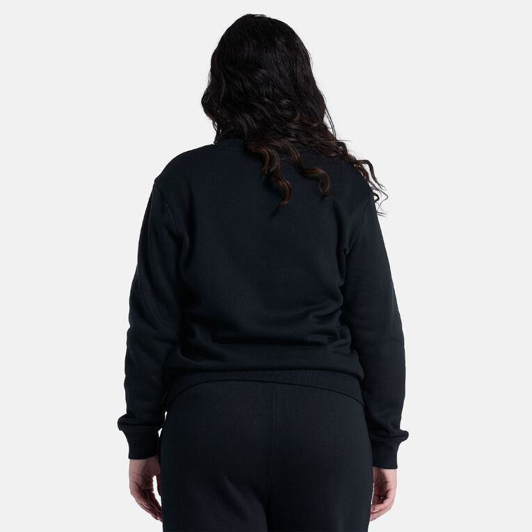 H&H Women's Classic Crew Sweatshirt, Black, hi-res