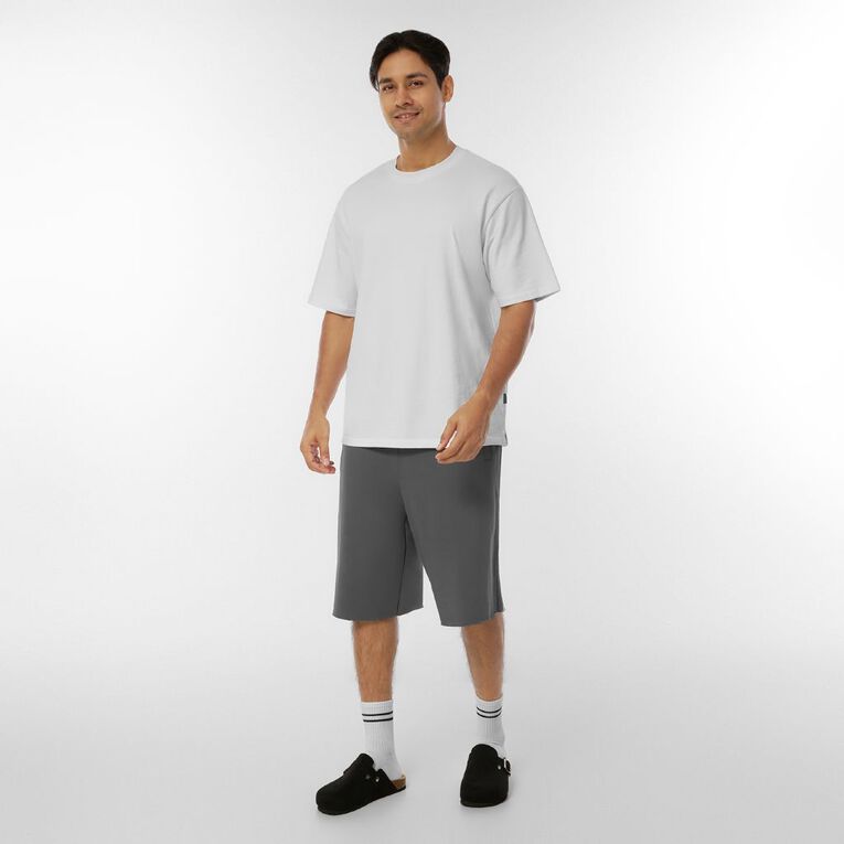 Garage Men's Baggy Terry Shorts, Grey Dark, hi-res
