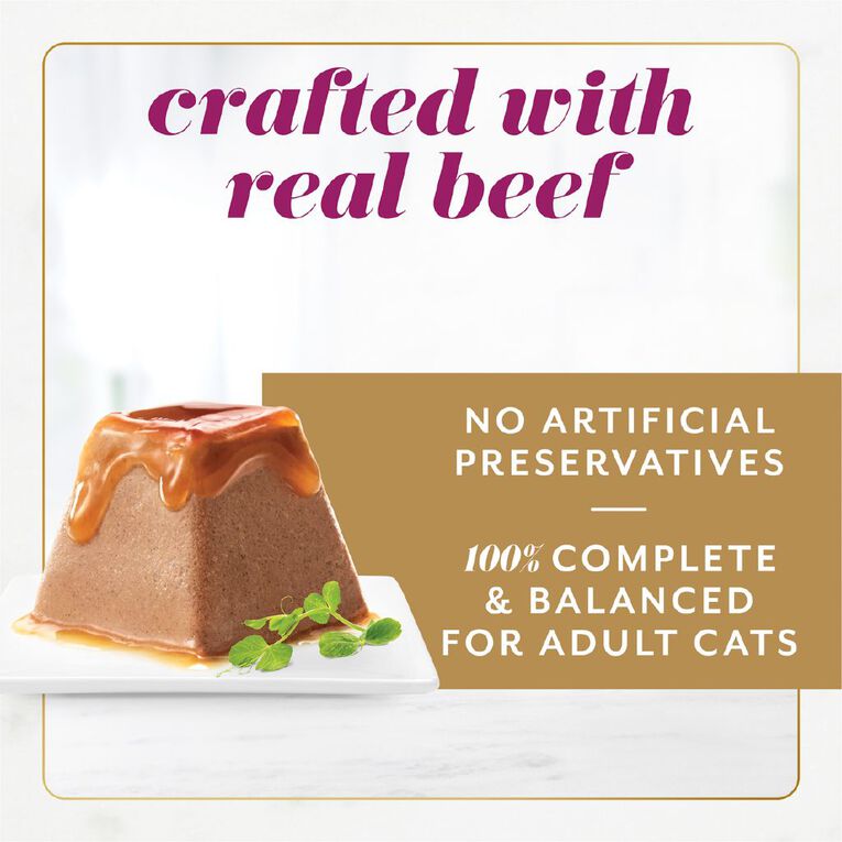 Fancy Feast Gems Beef Mousse Wet Cat Food 2 x 57g, , hi-res