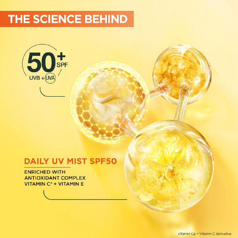 Garnier Vitamin C Mist SPF50 75ml, , hi-res