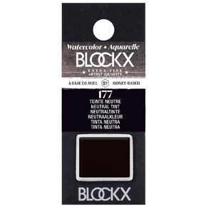 BLOCKX Watercolour Half Pan S1 177 Neutral Tint