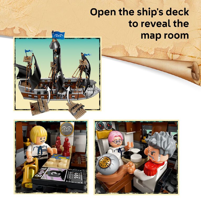 LEGO One Piece Garp's Marine Battleship 75646, , hi-res