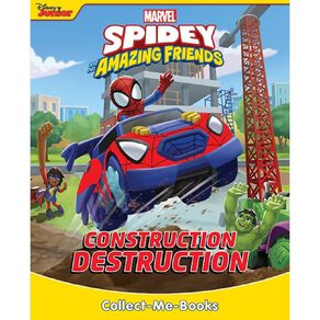 Collect Me Book: Spidey And His Amazing Friends Construction Destruction