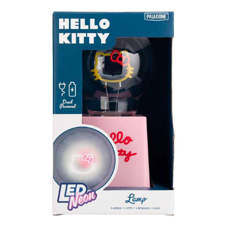 Paladone Hello Kitty LED Neon Bulb Lamp Battery Powered, , hi-res