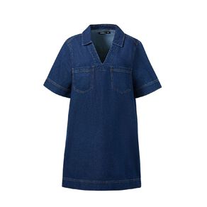 H&H Women's Oversized Denim Mini Dress