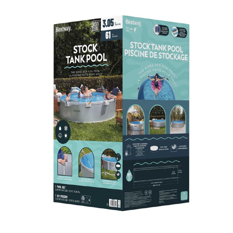Bestway Tanx Round Pool Set 3.05m/10ft, , hi-res