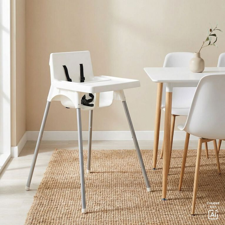 Babywise Contento High Chair White, , hi-res