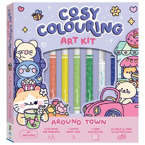 Art Maker Cosy Colouring Kit: Around Town