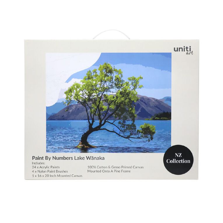 Uniti Art Paint By Numbers Lake Wanaka, , hi-res