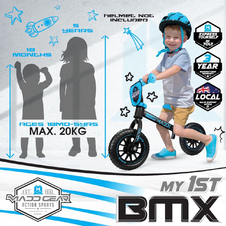 MADD Gear My First BMX Balance Bike, , hi-res