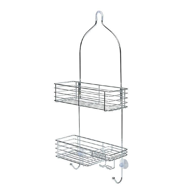 Living & Co Shower Caddy Double Silver, , hi-res
