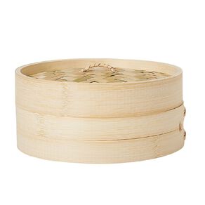 Living & Co Bamboo Steamer Natural 21cm