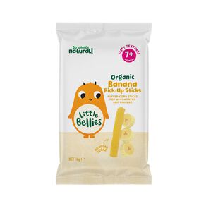 Little Bellies Organic Pick Up Sticks Banana 16g