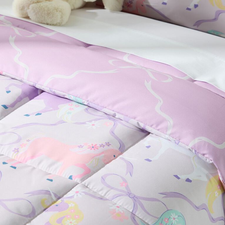 Living & Co Kids 2 Piece Comforter Set Enchanted Meadow King Single, , hi-res