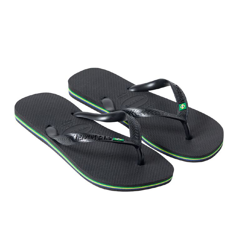 Havaianas Brasil Jandals, Black, hi-res