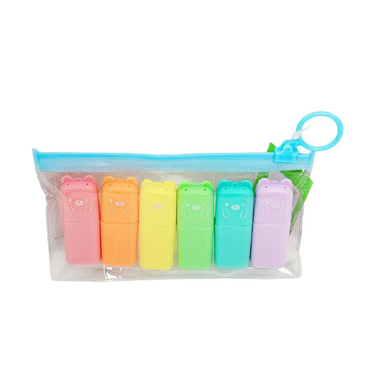 Uniti Kids Playful Simplicity 6 Pack Highlighters, , hi-res