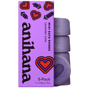 Anihana Mini Bath Bombs Lavender Love 5 Pack