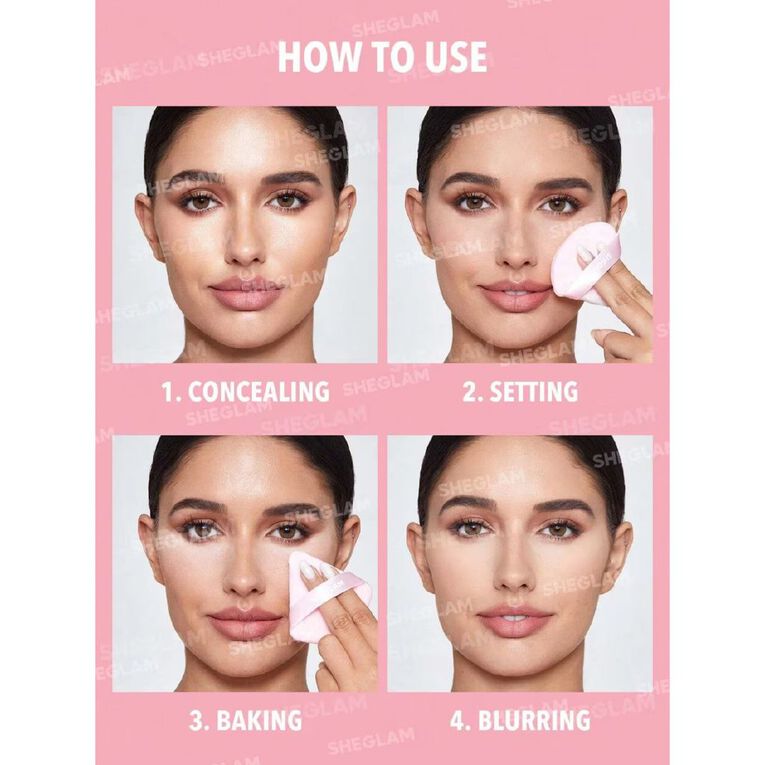 Sheglam Insta Ready Face And Under Eye Setting Powder Duo Bubblegum14g, , hi-res