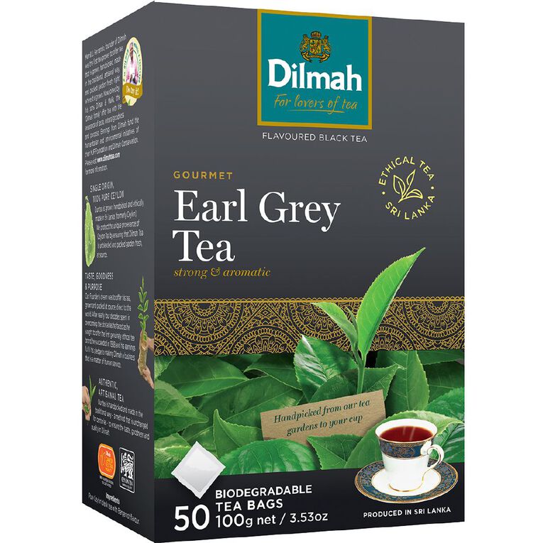 Dilmah Earl Grey 50 Tagless Tea bags, , hi-res