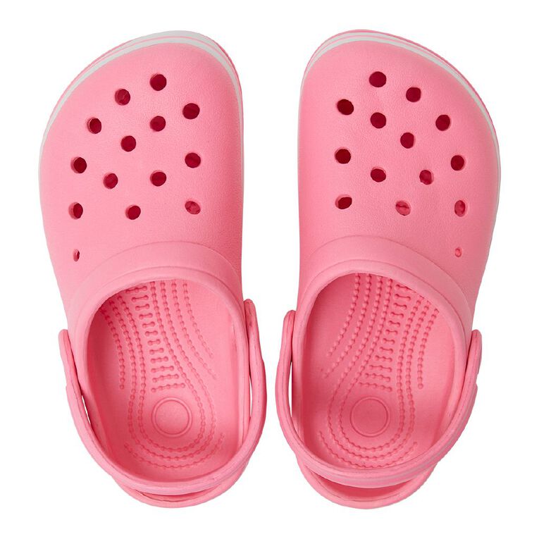 Young Original Senior Kids' Frog Clog Shoes, Pink Mid, hi-res
