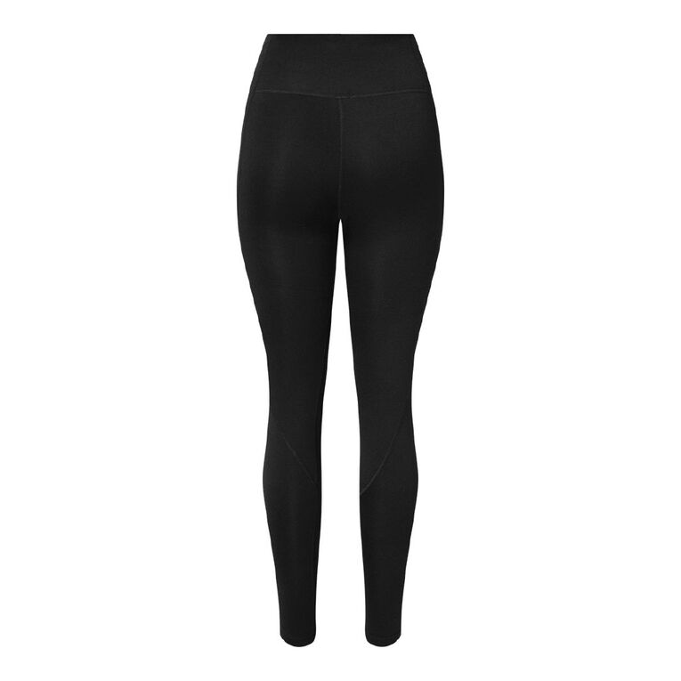 Active Intent Women's High Rise Panel Leggings, Black, hi-res