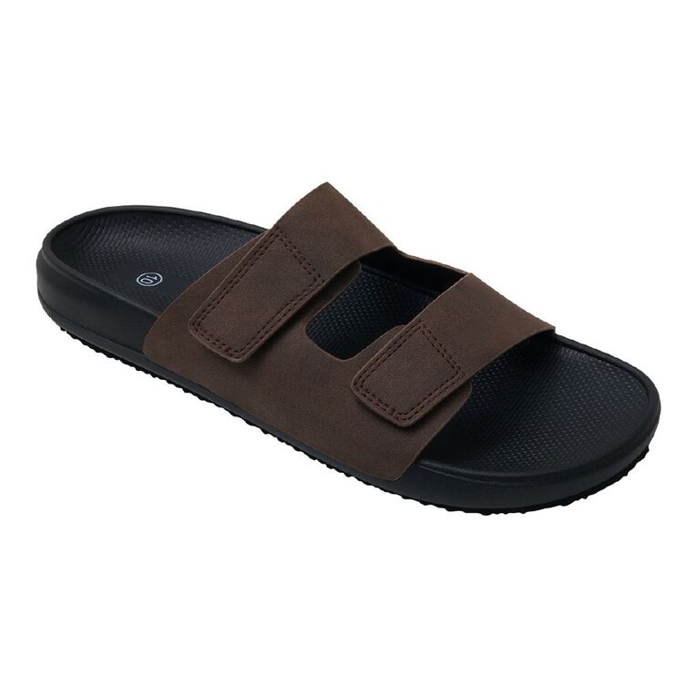 H&H Men's Ross Sandals, Brown Dark, hi-res
