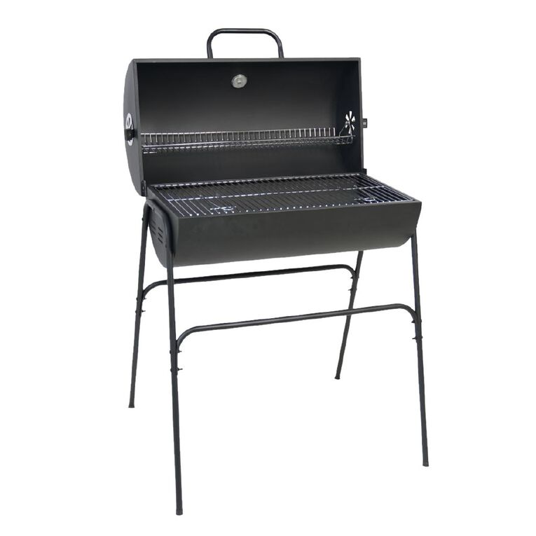Gascraft Oil Drum Charcoal BBQ, , hi-res