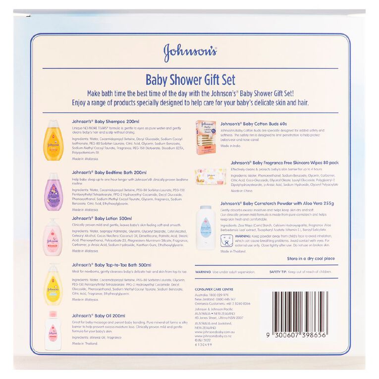 Johnson's Baby Shower Gift Set The Warehouse