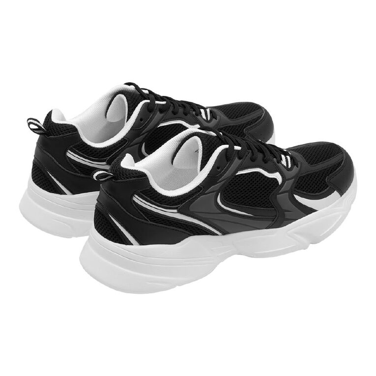 Active Intent Men's Flex Force Trainers, Black/White, hi-res