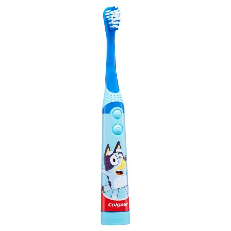 Colgate Kids' Junior Bluey Battery Powered Electric Toothbrush 1 Pack, , hi-res