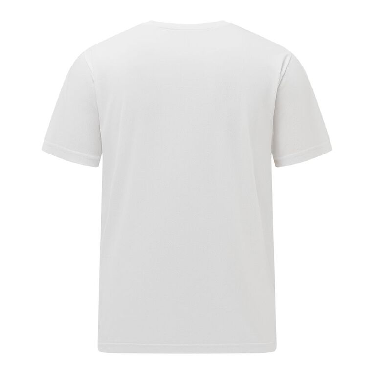 Active Intent Men's Active Mesh Tee, White, hi-res